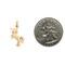 10K Yellow Gold Baby Unicorn Charm Polished Jewelry 22mm x 11mm